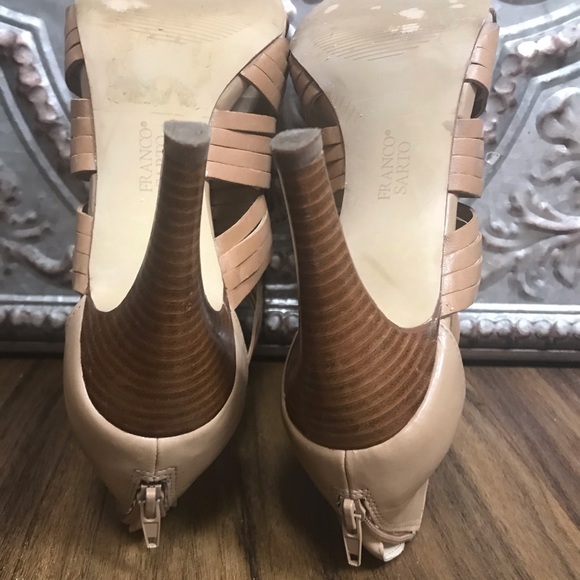 Franco Sarto zip back heels - Picture 3 of 4